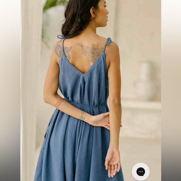 Myrah Penaloza Ina Playsuit (Linen/Cotton) handmade in Bali - Picture 4 of 12